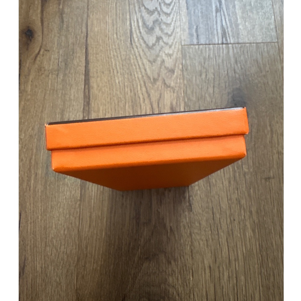 Hermes Paris Orange Rectangular Accessory Gift Storage Box Designer - Picture 7 of 9